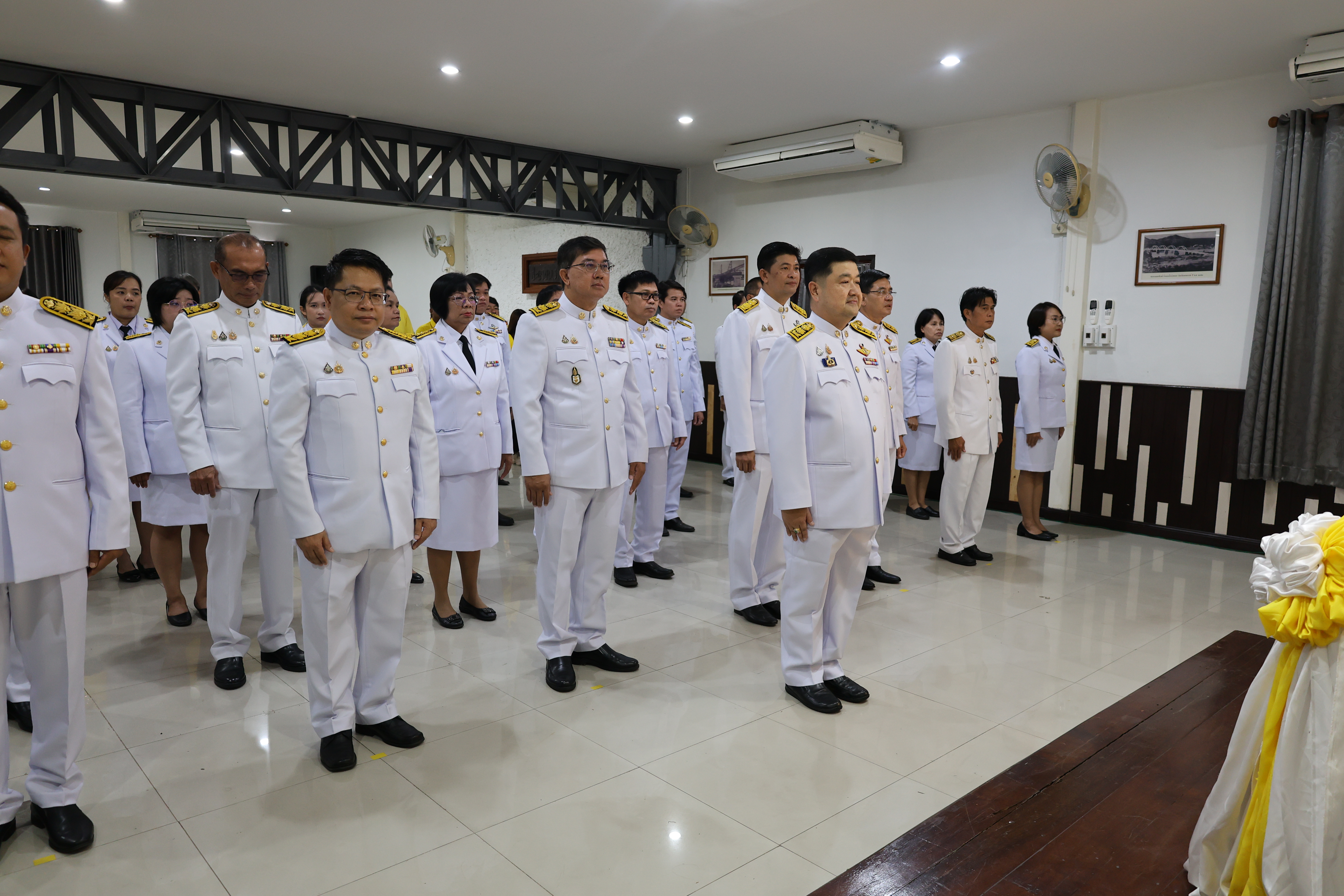 นายพันธุ์ศักดิ์ สัตยเทวา ผู้อำนวยการสำนักงานทางหลวงที่ 5 นำคณะผู้บริหาร ข้าราชการ พนักงานราชการ และเจ้าหน้าที่กรมทางหลวง ร่วม